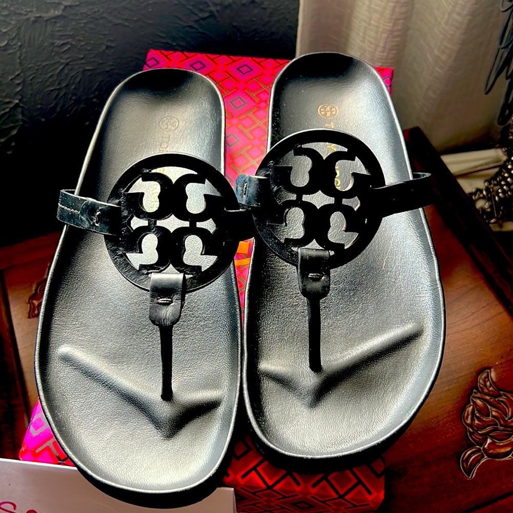 New Tory Burch Black Miller Size 10